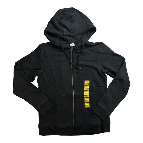 Member's Mark Other - Member's Mark Men's Standard Fit Full-Zip Fleece Lined Hoodie - Black Soot